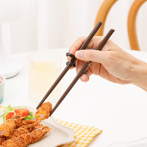 에디슨 성인용 교정 젓가락 케이스 세트 오른손