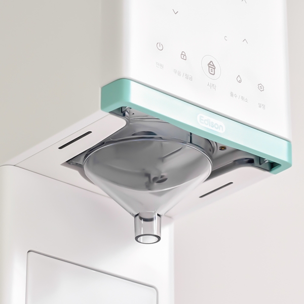 에디슨 플러스 자동 분유제조기 출수형 세척알림