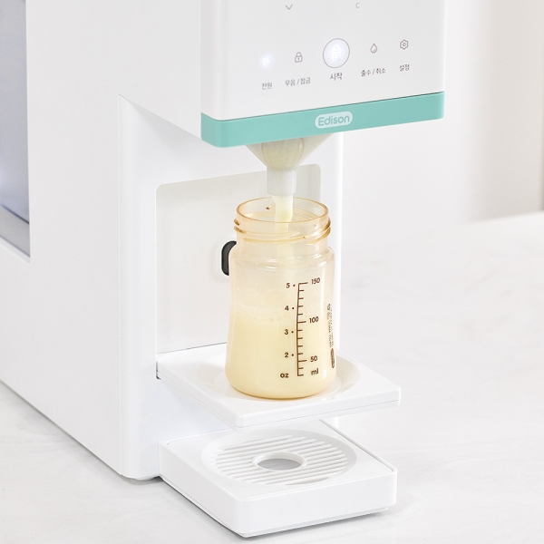에디슨 플러스 자동 분유제조기 출수형 세척알림