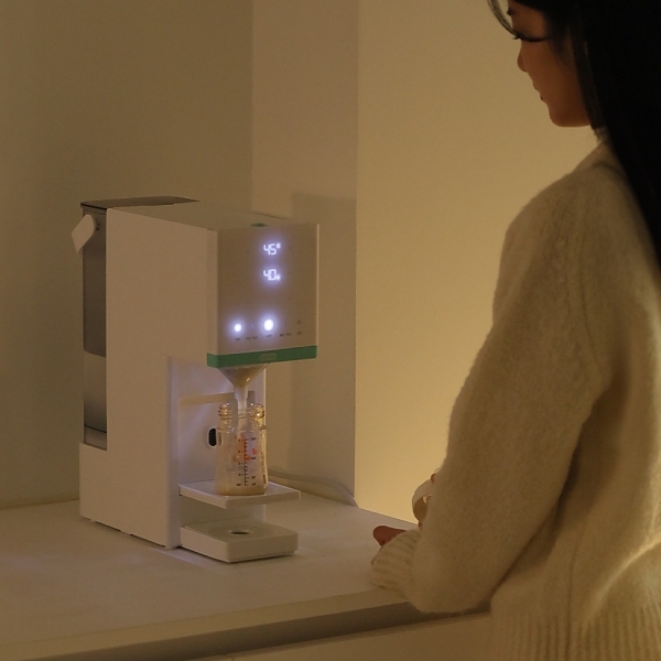 에디슨 플러스 자동 분유제조기 출수형 세척알림