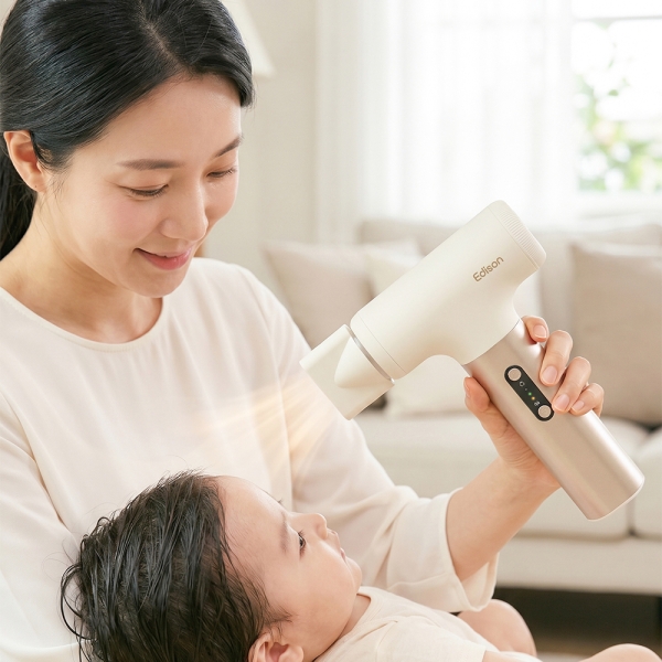 에디슨 플러스 아기 드라이기 무선 헤어 드라이어
