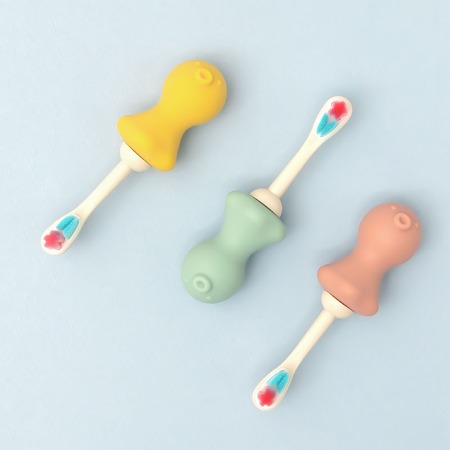 에디슨 프리미엄 문어 칫솔 세트 2P 5P 미세모 유아칫솔