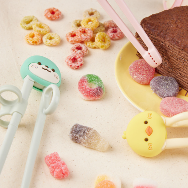 에디슨 프렌즈 아이맞춤 조절 젓가락 1단계 오른손 24개월이상 유아 어린이 교정젓가락