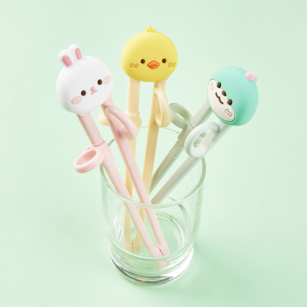 에디슨 프렌즈 아이맞춤 조절 젓가락 1단계 오른손 24개월이상 유아 어린이 교정젓가락