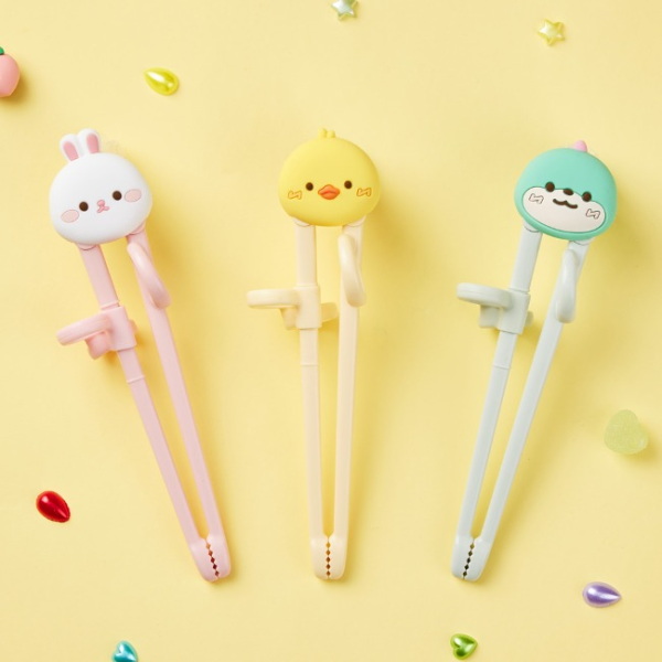 에디슨 프렌즈 아이맞춤 조절 젓가락 1단계 오른손 24개월이상 유아 어린이 교정젓가락