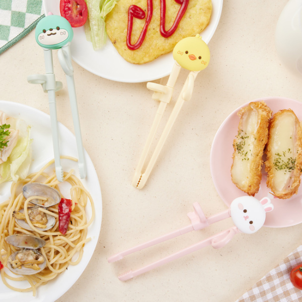 에디슨 프렌즈 아이맞춤 조절 젓가락 1단계 오른손 24개월이상 유아 어린이 교정젓가락