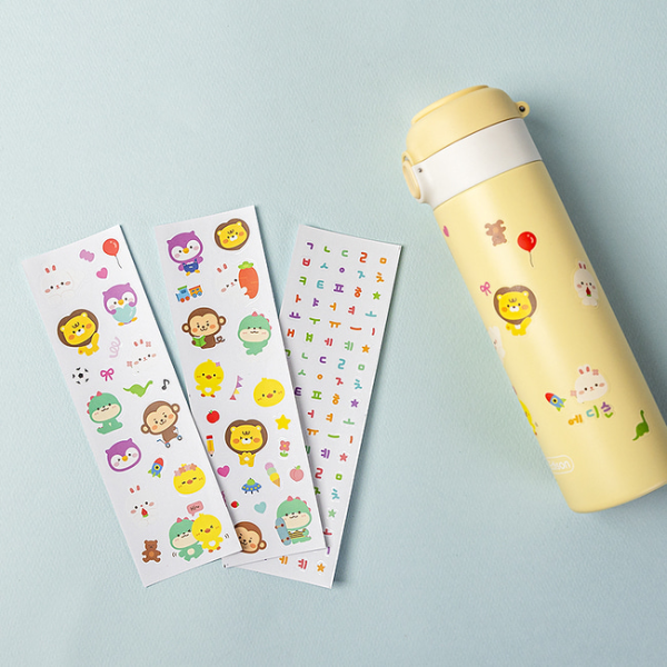 에디슨 프렌즈 원터치 키즈 텀블러 250ml 350ml 어린이 유치원 초등학생 보온병 물병