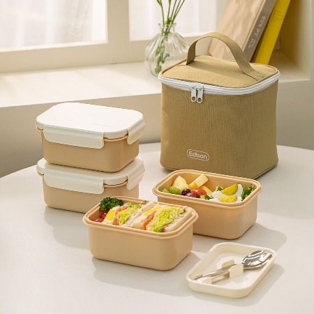 하나로 스텐 도시락 어린이집 유치원 소풍도시락통 스텐 칸막이 초등학생 소풍 견학 성인 550ml