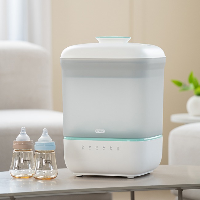 에디슨 플러스 스팀 소독 건조기 초대용량 젖병스팀소독기