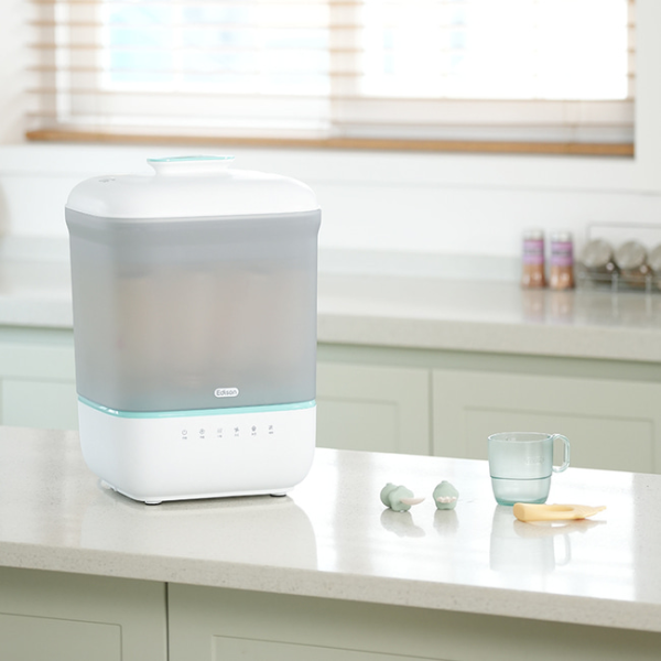 에디슨 플러스 스팀 소독 건조기 초대용량 젖병스팀소독기