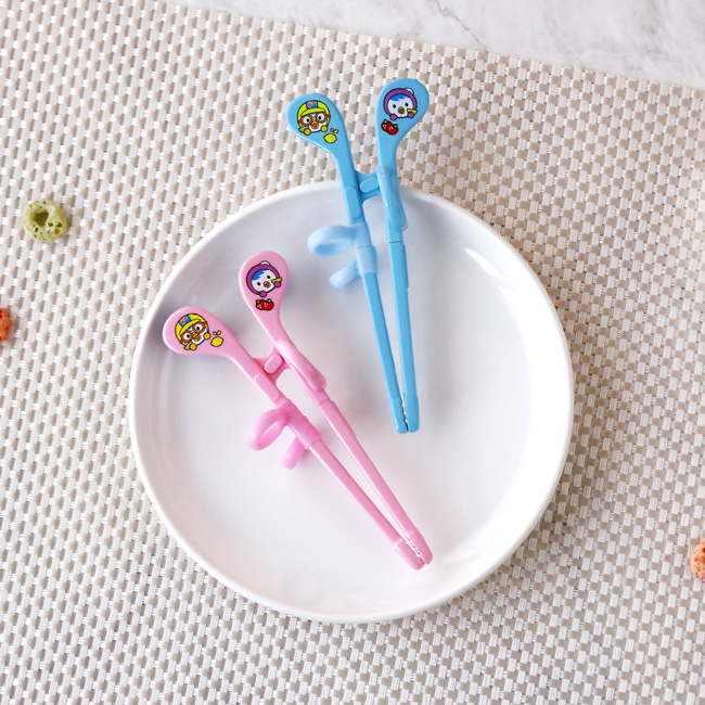 뽀로로 폴리 타요 프렌즈 왼손 오른손 1단계 교정 젓가락 유아 젓가락 모음전