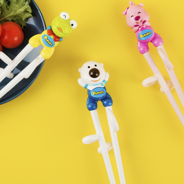 뽀로로 폴리 타요 프렌즈 왼손 오른손 1단계 교정 젓가락 유아 젓가락 모음전