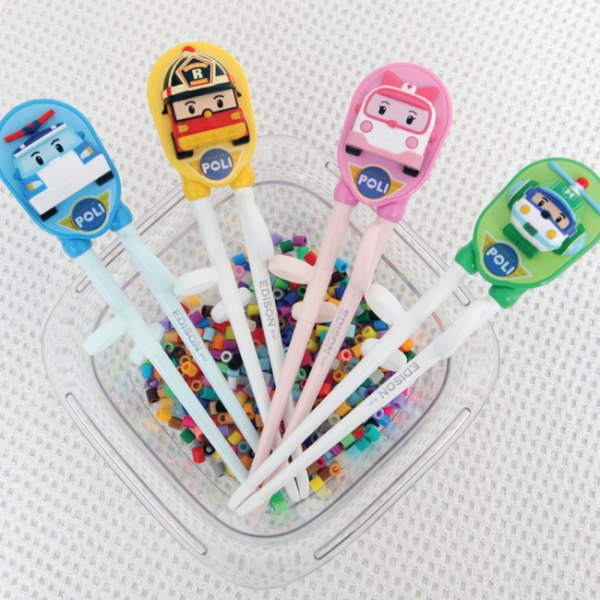 뽀로로 폴리 타요 프렌즈 왼손 오른손 1단계 교정 젓가락 유아 젓가락 모음전
