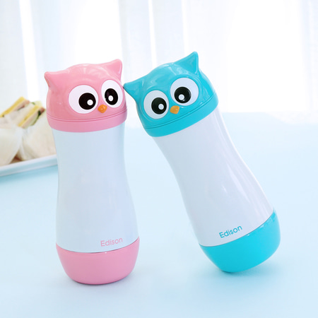 부엉이 보온 보냉 스텐 보틀 물병