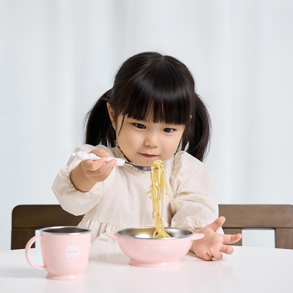 에디슨 프렌즈 4종 스푼포크 세트 교정 젓가락 수저 어린이집준비물 세트