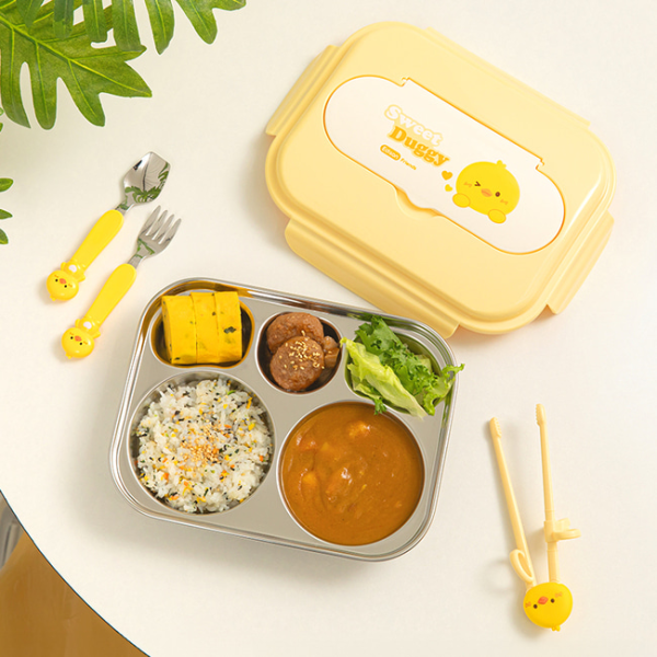 에디슨 프렌즈 하나로 스텐 식판 가방 세트 어린이집 유치원 준비물