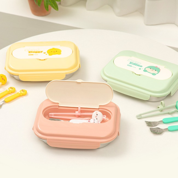 에디슨 프렌즈 하나로 스텐 식판 가방 세트 어린이집 유치원 준비물