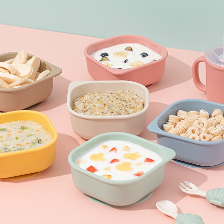 에디슨 스스로 실리콘 흡착볼 초기이유식준비물 자기주도 이유식그릇 아기용품