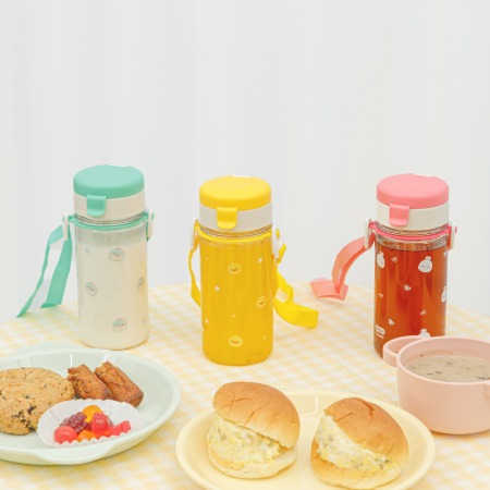 프렌즈 에코젠 흘림방지 빨대컵 스트랩 물병