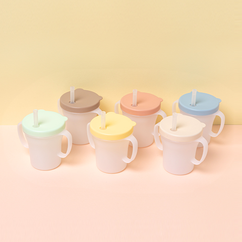 [1+1] 에디슨 베이비 흘림방지 빨대컵 아기 빨대컵