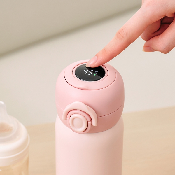 에디슨 스마트 온도 표시 분유 보온병 텀블러 500ml
