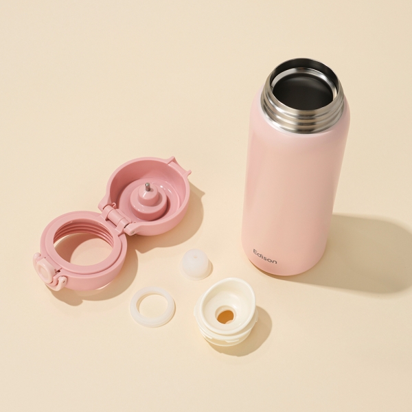 에디슨 스마트 온도 표시 분유 보온병 텀블러 500ml