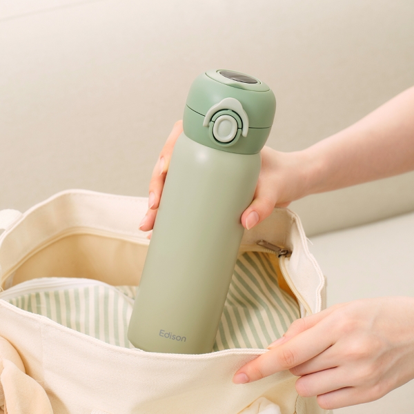 에디슨 스마트 온도 표시 분유 보온병 텀블러 500ml