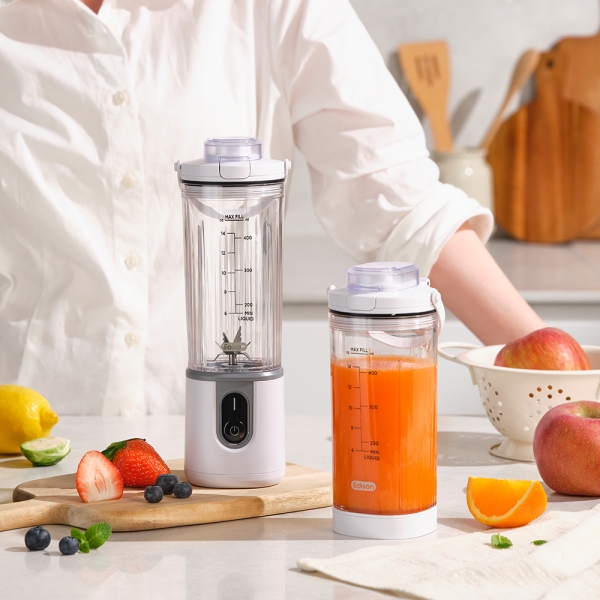 에디슨 휴대용 무선 블렌더 소형 믹서기 텀블러 쉐이커 블랜더