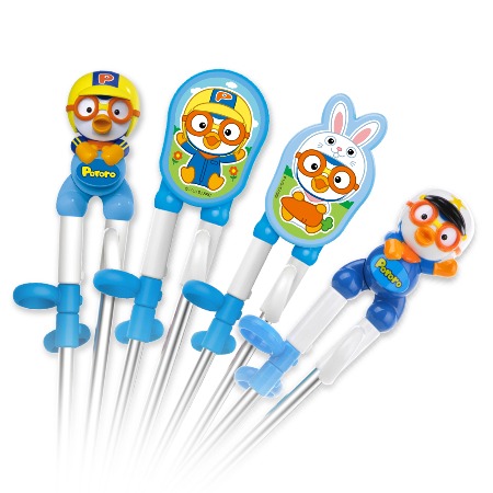 뽀로로 스텐 젓가락 연습교정젓가락 오른손 1단계 2단계 젓가락 모음전