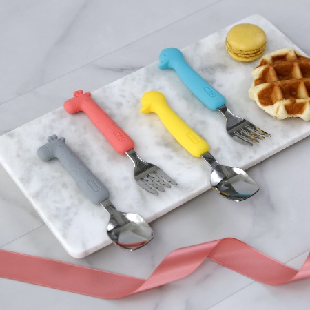 에디슨 키즈 스스로 실리콘 스푼포크