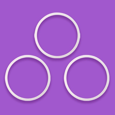 프렌즈 흘림방지 입체 빨대컵3 가스켓 리필