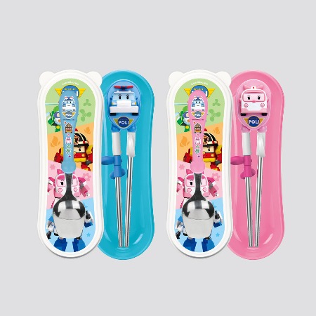 폴리 이지 스텐 수저 케이스 세트