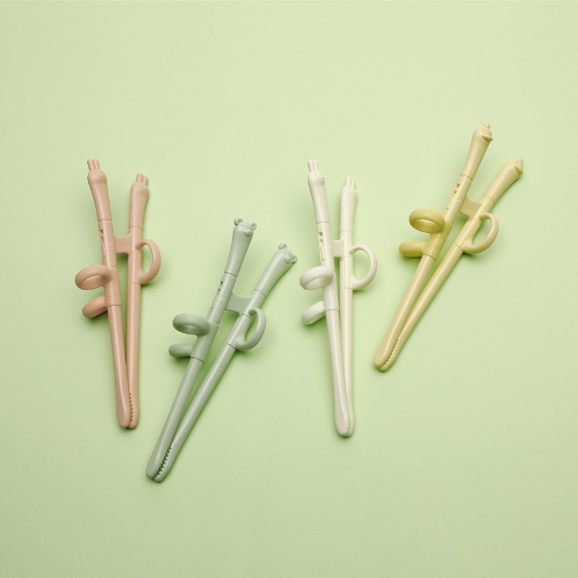 에디슨 스스로 미니 젓가락 2P 오른손 18개월이상 유아 아기 교정젓가락