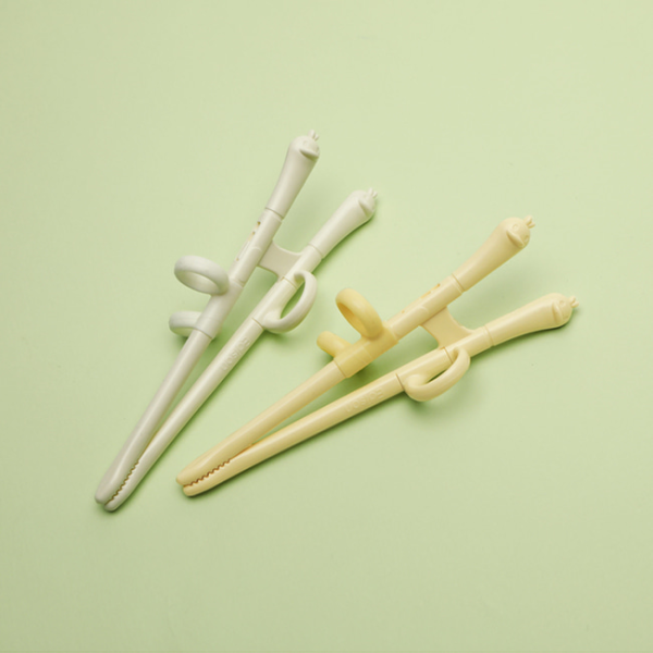 에디슨 스스로 미니 젓가락 2P 오른손 18개월이상 유아 아기 교정젓가락