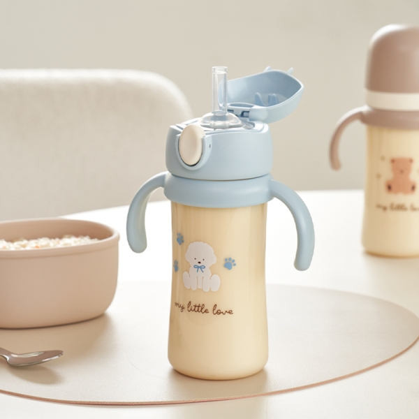 에디슨 리틀러브 PPSU 원터치 빨대컵 250ml