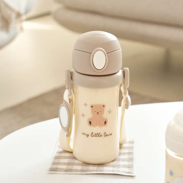 에디슨 리틀러브 PPSU 원터치 빨대컵 250ml