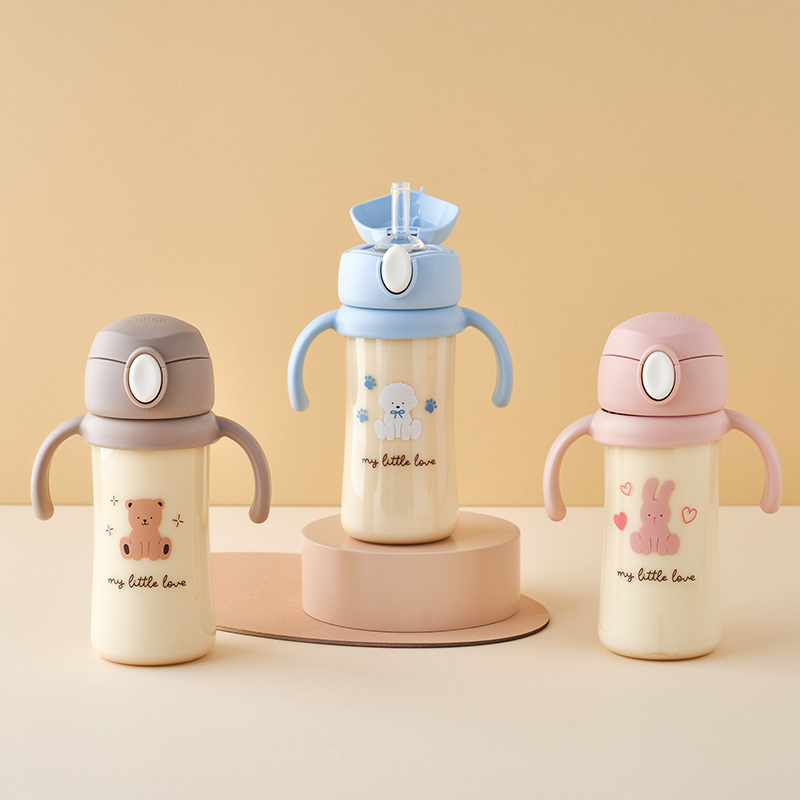 에디슨 리틀러브 PPSU 원터치 빨대컵 250ml