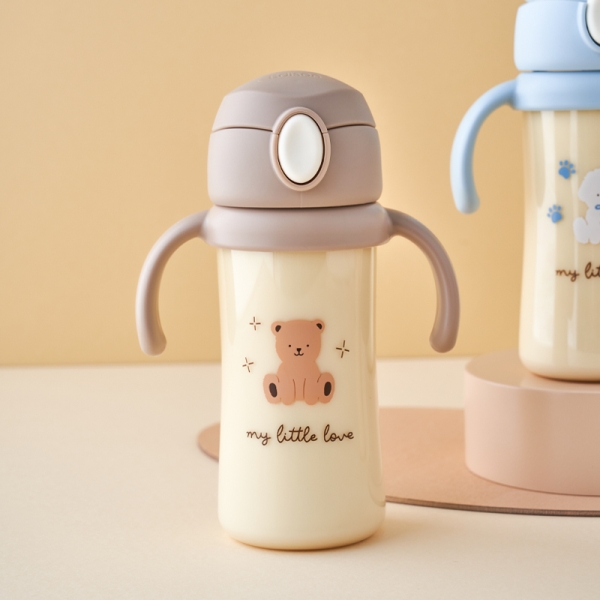 에디슨 리틀러브 PPSU 원터치 빨대컵 250ml