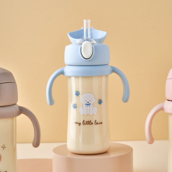 에디슨 리틀러브 PPSU 원터치 빨대컵 250ml