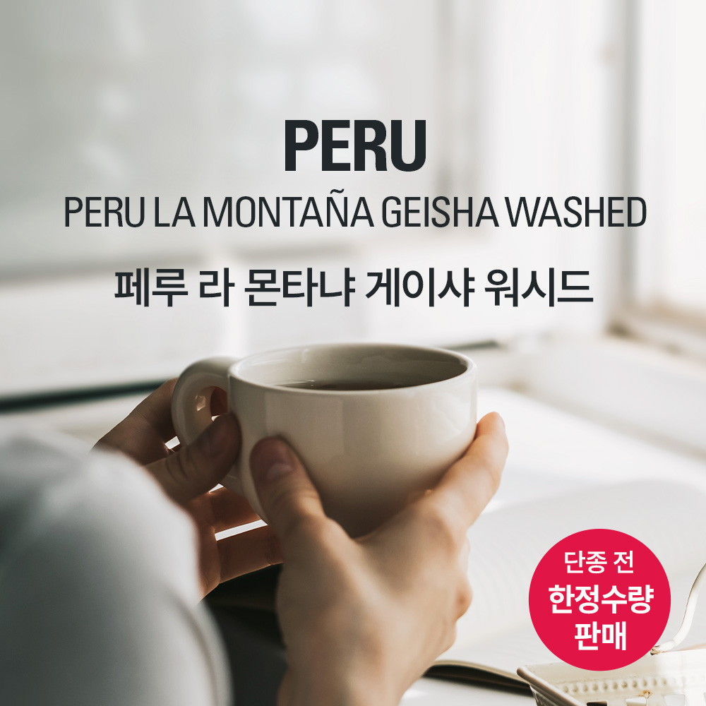 갓볶은커피 페루 라 몬타냐 게이샤 워시드