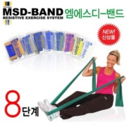 MSD세라밴드빨강 스트레칭 바른자세 바디라인