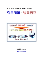 알기쉬운 척추지압 발목펌프 소책자