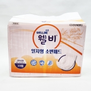 웰비 일자형 소변패드 (30매) 3팩