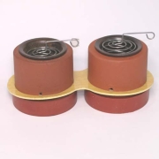 단전뜸고정대 두 개 연결용 안전한 복부용