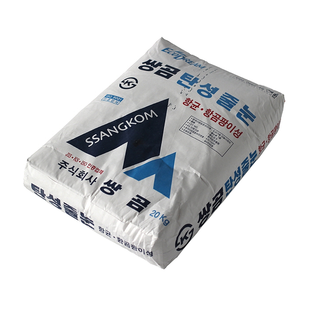 쌍곰 탄성 줄눈 시멘트 백색 20kg