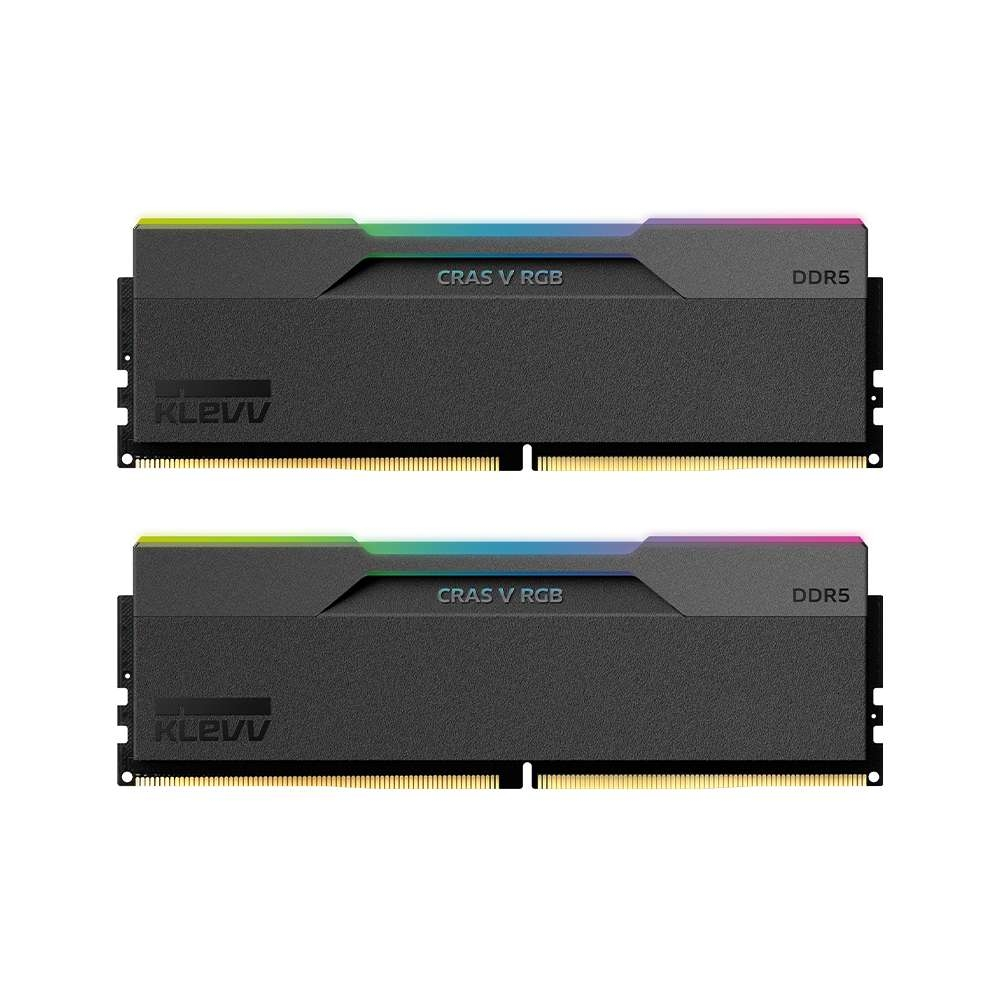 에센코어 클레브 DDR5-6000 CL30 CRAS V RGB 블랙 패키지 서린 32GB(16Gx2)