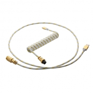 CableMod Pro Coiled 항공 키보드 케이블 (1.5m,마이다스 화이트)