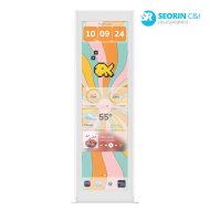 HYTE Y70 Touch Infinite Display Upgrade 터치패널 스노우 화이트