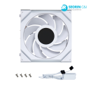 리안리 UNI FAN SL Wireless LCD 120 리버스 화이트 1팩