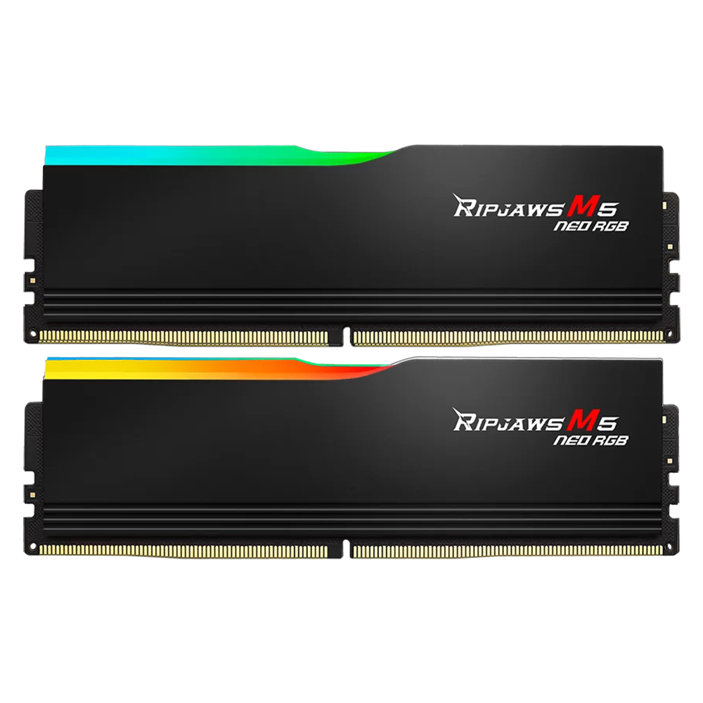 지스킬 DDR5-6000 CL36 RIPJAWS M5 NEO RGB 블랙 패키지 (64GB(32Gx2))
